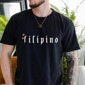 Fillipino Shirt, minimalistisches Philippinisches Top, Philippinen T-Shirt, Philippinisches Sonnenhemd, stolzes Philippino, Tagalog Hemd, Geschenk für Lolo, Pinoy Top