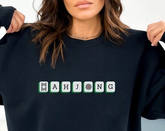 In My Mahjong Era Sweater, Unisex Mahjong Sweatshirt, Mah Jongg Pullover, Mahjong Game Night Sweatshirt, Father&#39;s Day Mother&#39;s Holiday Gift