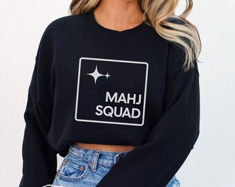 Custom Mahj Squad, Mahjong Sweater, Mahjong Characters, Mahjong Gift, Mah Jongg Sweatshirt, Mahjong Game Night, Fathers Day Mothers Day Gift