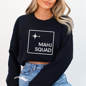 Custom Mahj Squad, Mahjong Sweater, Mahjong Characters, Mahjong Gift, Mah Jongg Sweatshirt, Mahjong Game Night, Fathers Day Mothers Day Gift