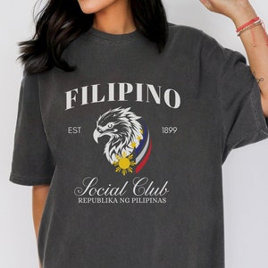 Filipino Shirt Social Club T-shirt, Republika ng Pilipinas, Philippines Independence, Filipino Gift, Filipino Independence Pinoy Pinay Pride
