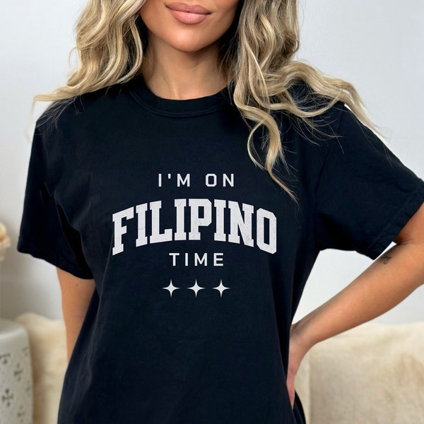 Filipino Shirt, Minimalistic Filipino Top, Philippines T-shirt, Ilocano Shirt, Proud Filipino, Tagalog Shirt, Gift for Lolo Lola, Pinoy Top