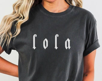 Lola Comfort Colors Tシャツ、フィリピンのタガログ語シャツ、フィリピンのシャツ、フィリピン人の祖母への贈り物、誇り高きフィリピン人、かわいいタガログ語のトップス