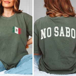No Sabo Kid Mexican Saying Shirt Minimalistic Mexicano T-shirt, Cool Slang T, Funny Latino Latina Pride Heritage, Mexican American