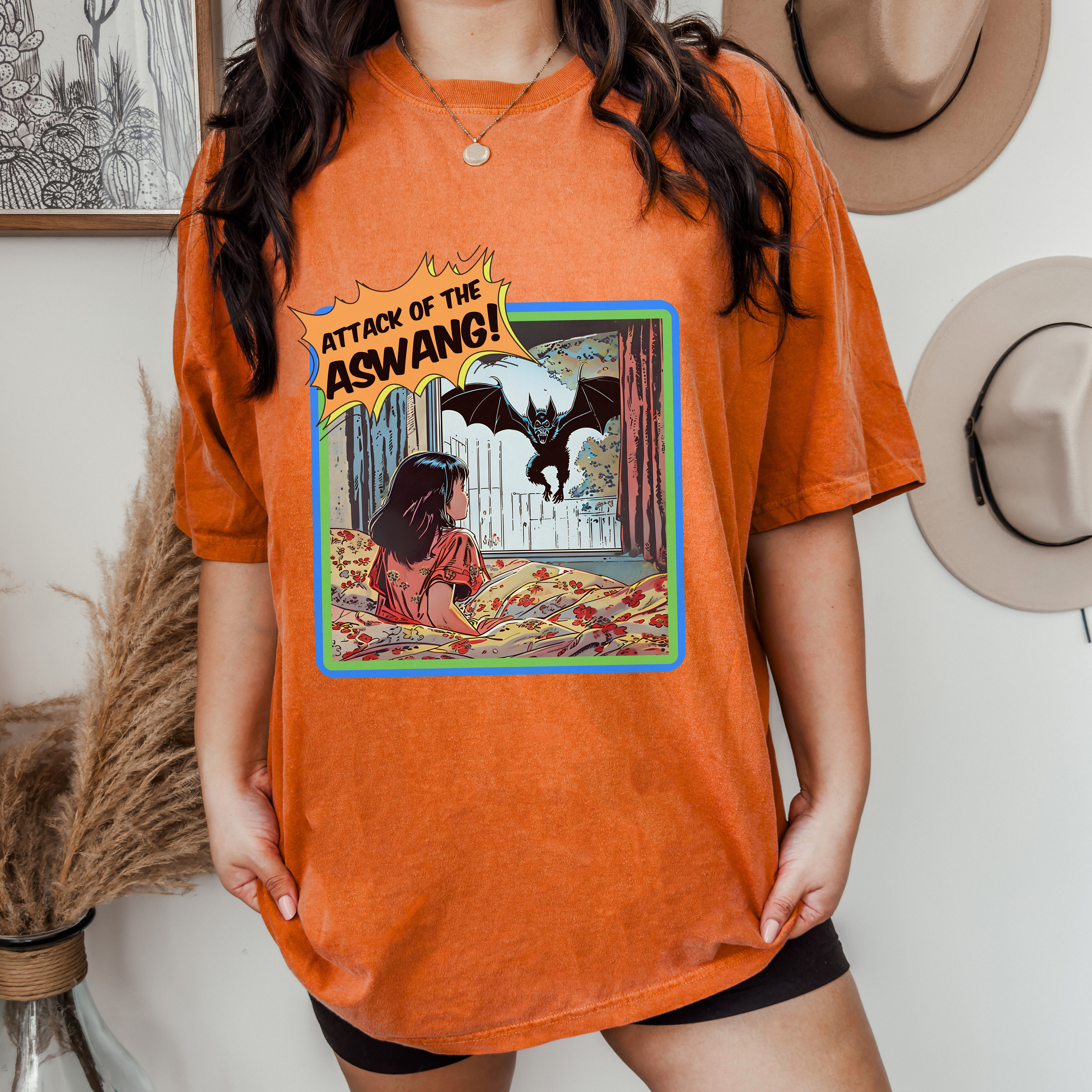Aswang Graphics Filipino Aswang Comic Tshirt Halloween Shirt Vintage Cartoon Graphic ...
