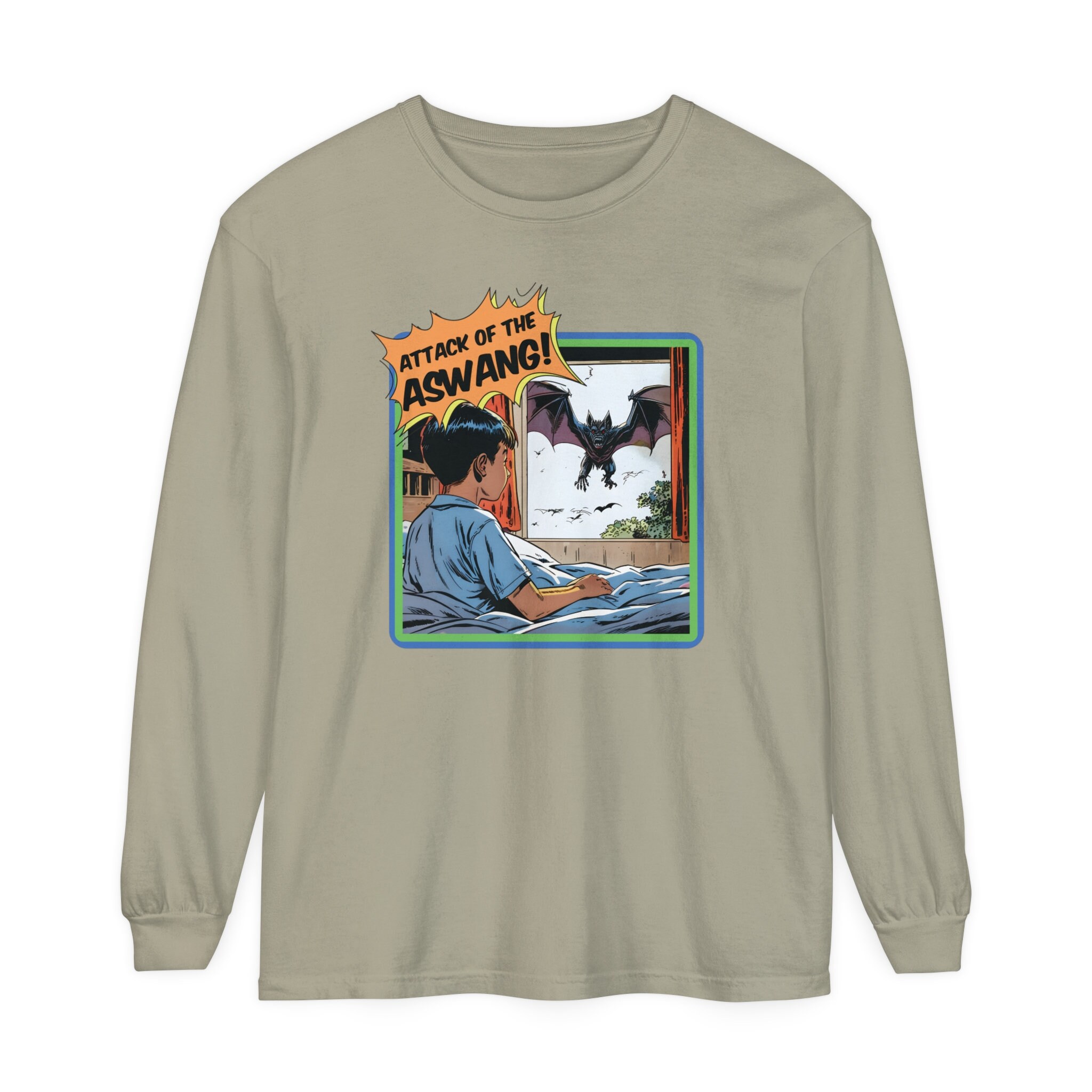 Aswang Graphics Filipino Aswang Comic Long Sleeve Shirt Vintage Cartoon Graphic Tee ...