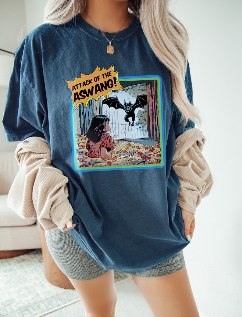 Aswang Graphics Filipino Aswang Comic Tshirt Halloween Shirt Vintage Cartoon Graphic ...