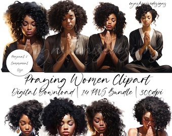 Self Love Clipart Bundle, Black Girl Clipart, Black Woman Fashion Clipart, Black Girl Magic, Black Girl Clipart for Planner, Digital Sticker
