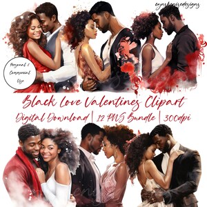 Chica Negra PNG, Amor, San Valentín, Mujer Negra, Chica Negra Clipart, Chica Negra Magia, Ilustración Plana, Melanina, Pegatinas Digitales, Vector