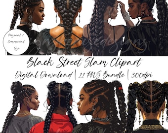 Black Girl Estética PNG, Mujer Negra, Black Girl Clipart, Planificador de Fin de Semana Clipart, Black Girl Magic, Amor Propio, Diario, Pegatinas Digitales