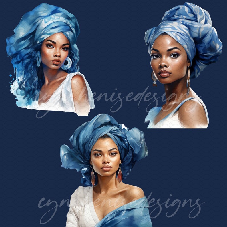 Black Girl Clipart, Black Girl Png, Black Woman Png, Afro Girl Clipart, Orisha Oshun Yemaya, Black girl journal, Digital stickers, Melanin image 5