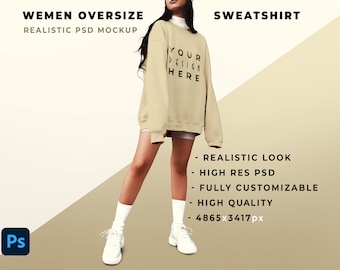 REALISTYCZNA BLUZA KOBIECA - Mockup w formacie Psd o wysokiej rozdzielczości (do brandingu odzieży, projektowania odzieży, drukowania na żądanie, projektowania odzieży modowej)