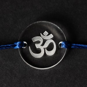 Hindu Acrylic Bracelet | Om | Religious   | Brother Sister Bond | Yoga Bracelet | Unique and Minimalist  |