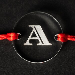 Initials Acrylic Bracelet | Personalizable | Brother Sister Bond | Unique and Minimalist |