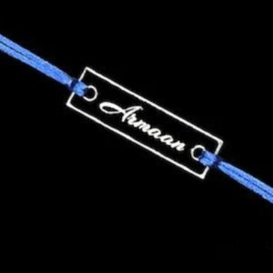 Name Acrylic Bracelet  | Personalizable | Brother Sister Bond | Unique and Minimalist  |