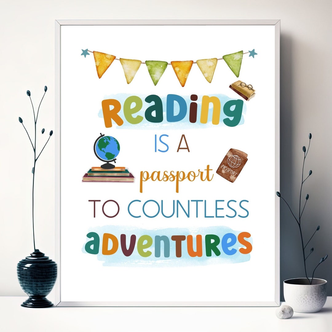 Top 30+ Stock Images reading is a passport to countless adventures Completed Top 30+ Stock Images reading is a passport to countless adventures Completed