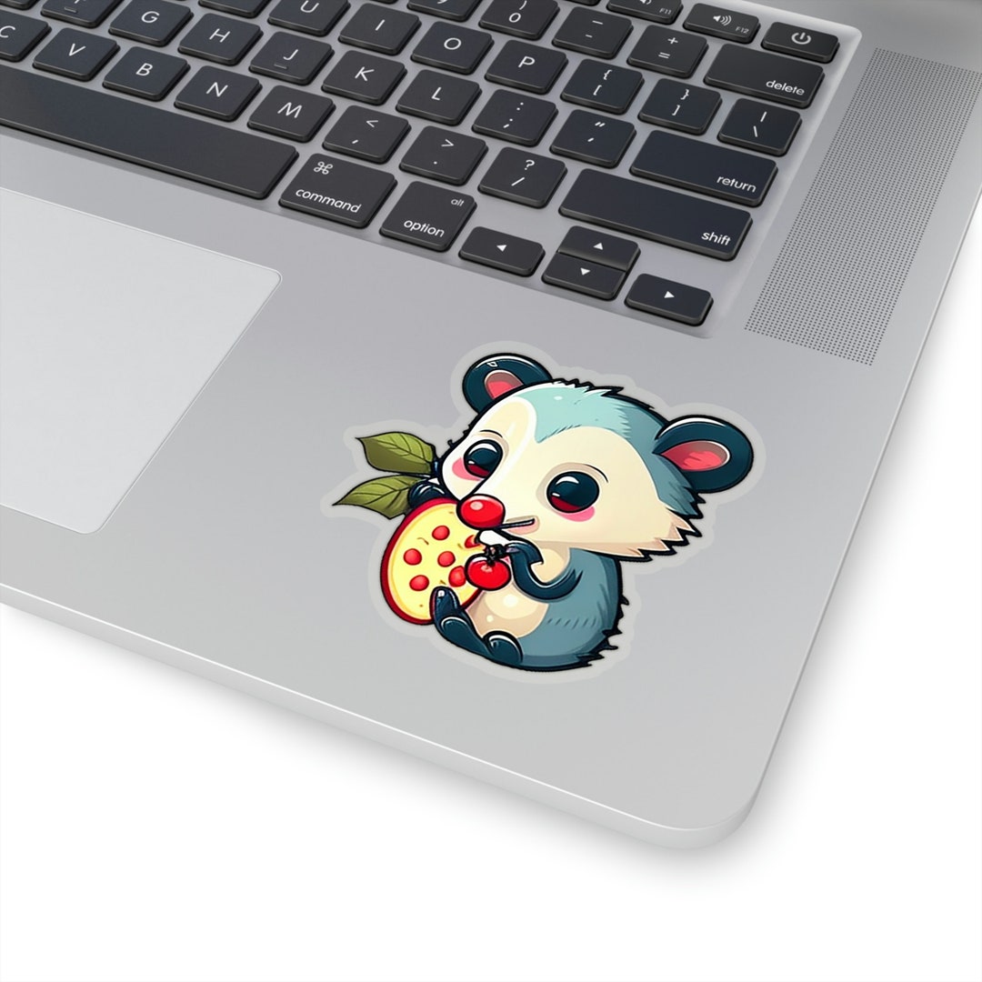 Zakelijke Wasbeer Sticker - Dieren in het Dagelijks Leven | Vera's Arts