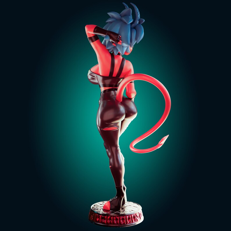 Millie Hotel Hazbin STL File 3D Model NSFW Hentai Sexy Demon Helluva Boss TV Show Nude - Etsy