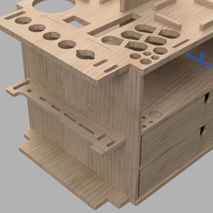 Toolbox Plans CNC Files for Wood Working Projects - CNC Router Drawings ...