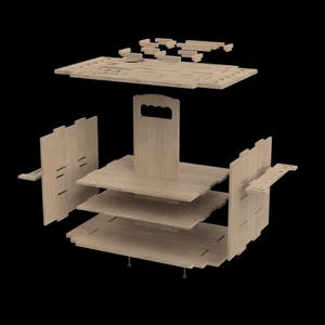 Toolbox Plans CNC Files for Wood Working Projects - CNC Router Drawings ...