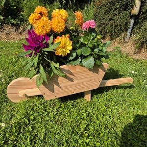 Schubkarre Pflanzpläne für Holzbearbeitungsplan für Blumenkasten für DIY Outdoor Gartenmöbel Bauplan Anfängerfreundlich Digitaler Download
