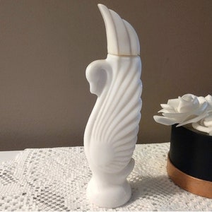 Vintage 1974 Avon Swan Lake Bird Of Paradise Cologne Bottle