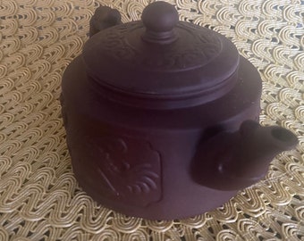 Vintage ceramic dragon Chinese teapot