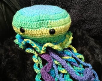 Crochet Jellyfish Amigurumi Adult With Babies