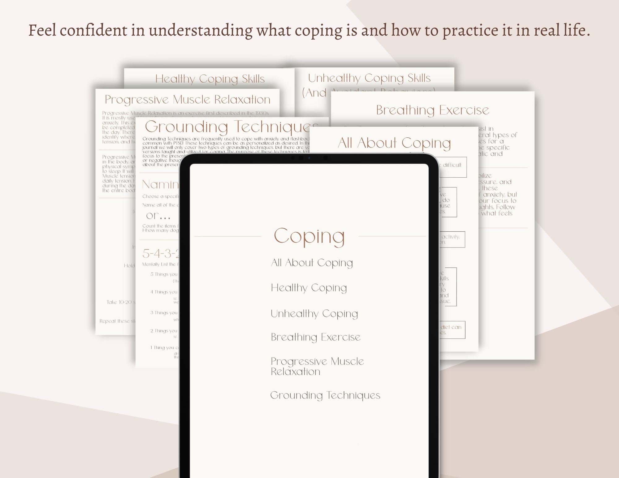 Anxiety Journal, Mood Tracker, Mindfulness Journal, CBT Journal, CBT ...