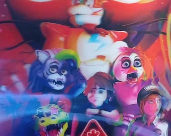 3 D holographic lenticular poster