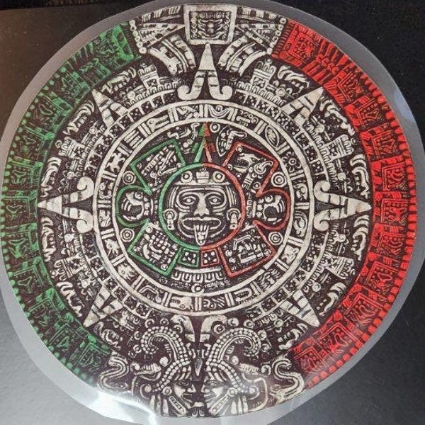 DTF calendario Azteca plastisol heat transfer