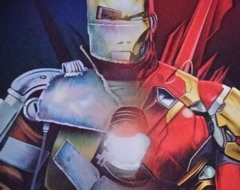 3 D iron man holographic lenticular poster