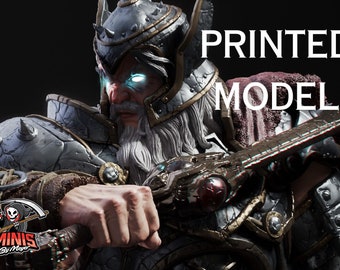 Modèle imprimé en 3D Fan Art King Thor.