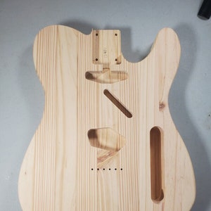 Sugar pine store telecaster body