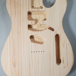 Telecaster Style Guitar Body Unfinished Pine | Multiple Telecaster Style Guitar Body Unfinished Pine | Multiple