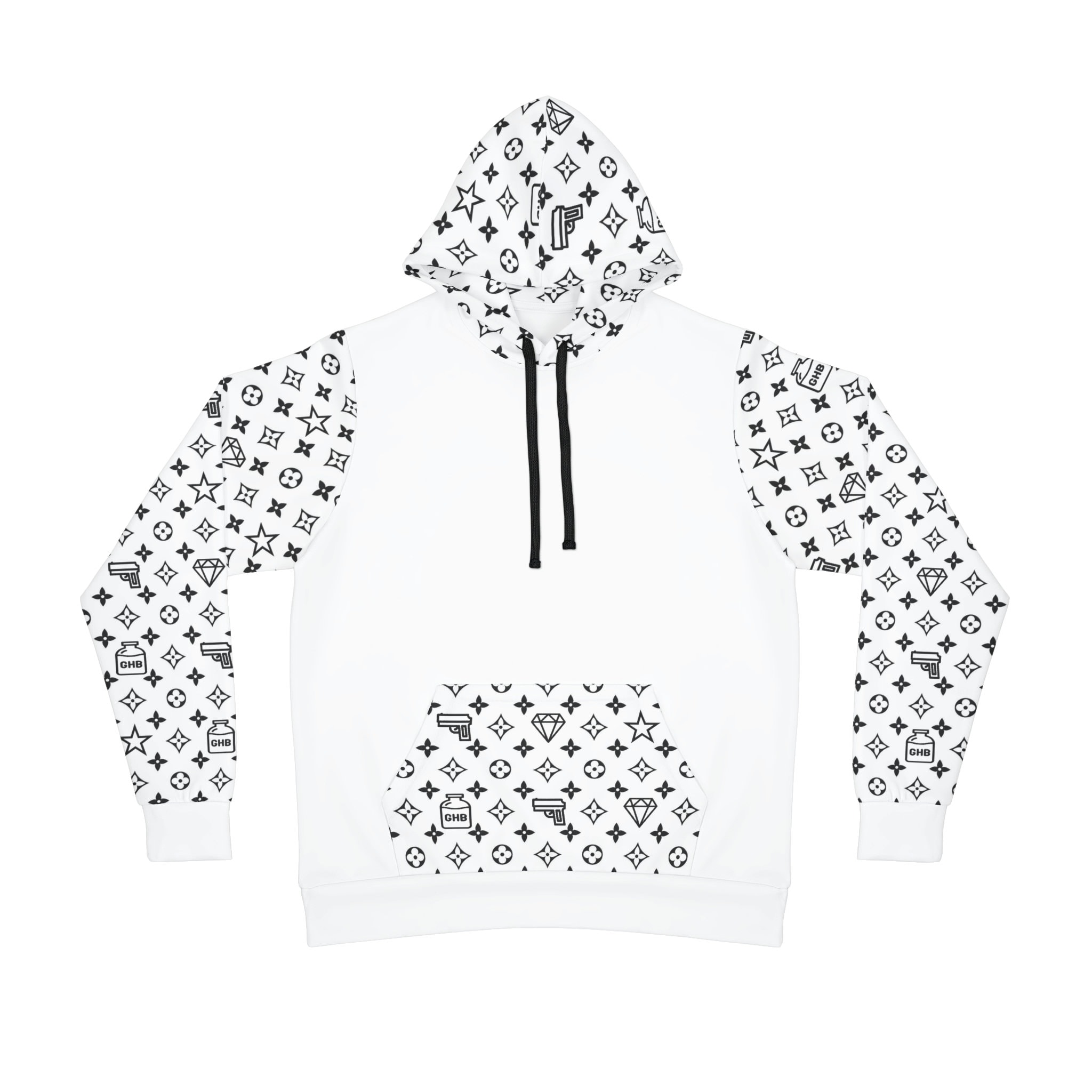 vuitton monogram circle cut hoodie