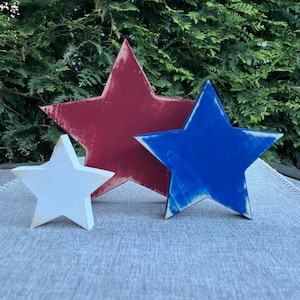 Rustic Wooden Star, Patriotic Decor, 4th July Decor, Farmhouse Decor, Patriotic Stars,Wood Stars, Rustic Stars,Memorial Décor,American Decor