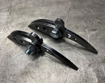 Universal hinges with built in stop Weld On