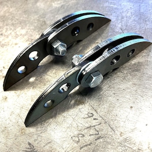 Weld-On Steel Hinges, Custom 1/4" Thick Steel (Set)