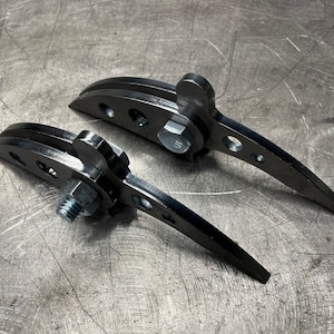 Universal hinges with built in stop Weld On