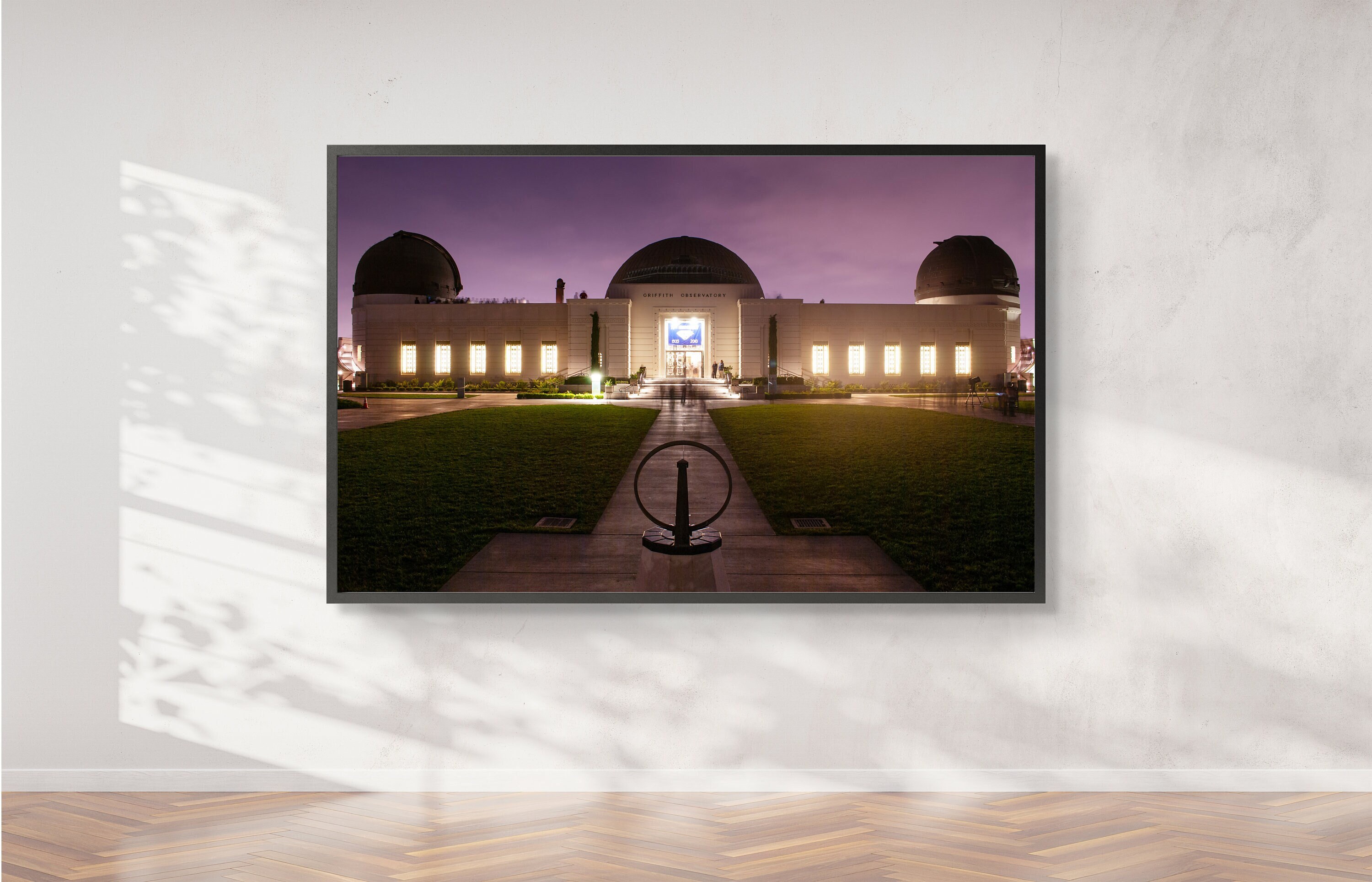 Griffith Observatory Los Angeles LA Long Exposure Griffith Park Home Office Decor Physical Print Color Photography City Office Wall Art