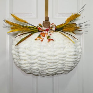 Pumpkin Wreath, Fall Wreath