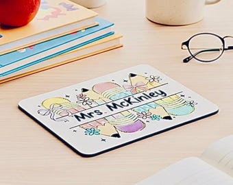 Personalized Teacher Mouse Pad Teacher Appreciation Gift