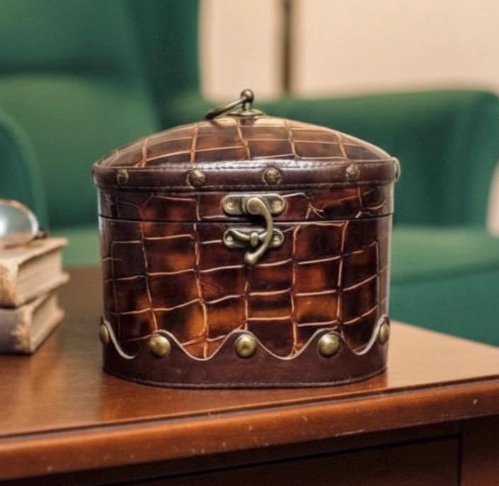 Faux Crocodile Box - Etsy display picture 1