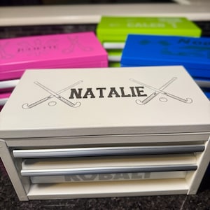 Engraved Personalized Sport Mini Toolboxes