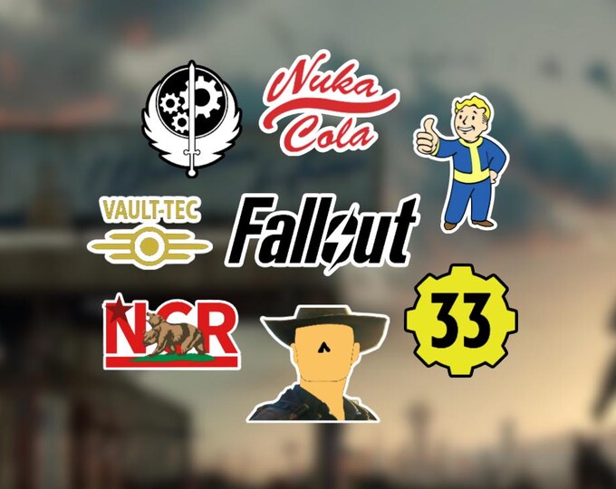 Fallout Stickers | Fallout Universe Pack - Etsy