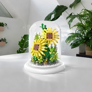 Blumenstrauß Bausteine, Geschenk für sie, Dekor, saisonale Dekor, Montagesatz, Frühling Dekor
