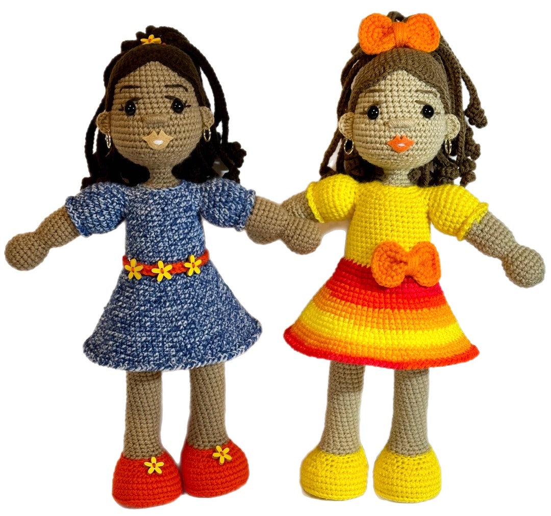 Malika Crochet Doll Pattern Etsy