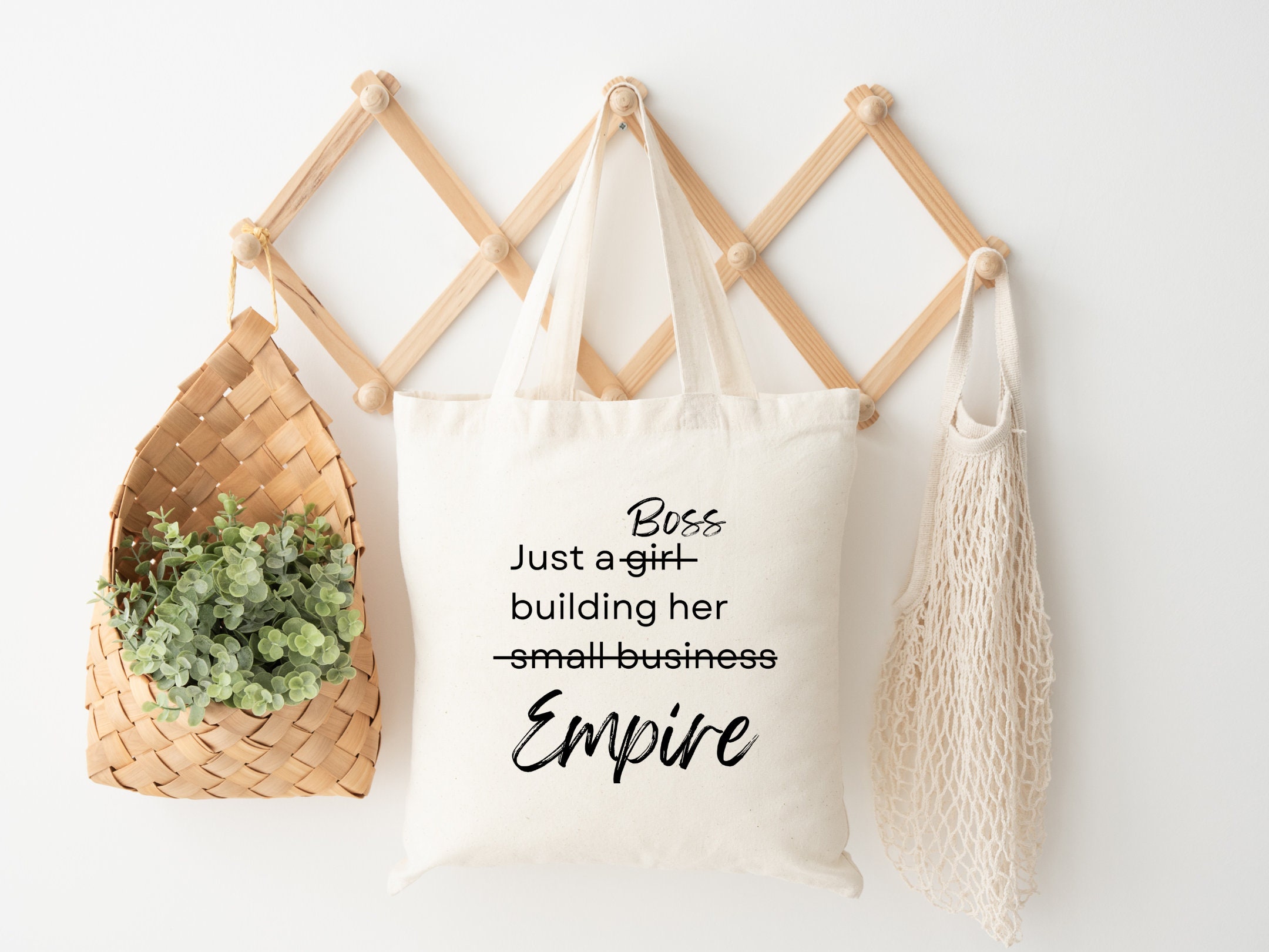 Just A Girl Boss Building Her Empire, Personalized Boss Leather Bag 02 -  GoDuckee