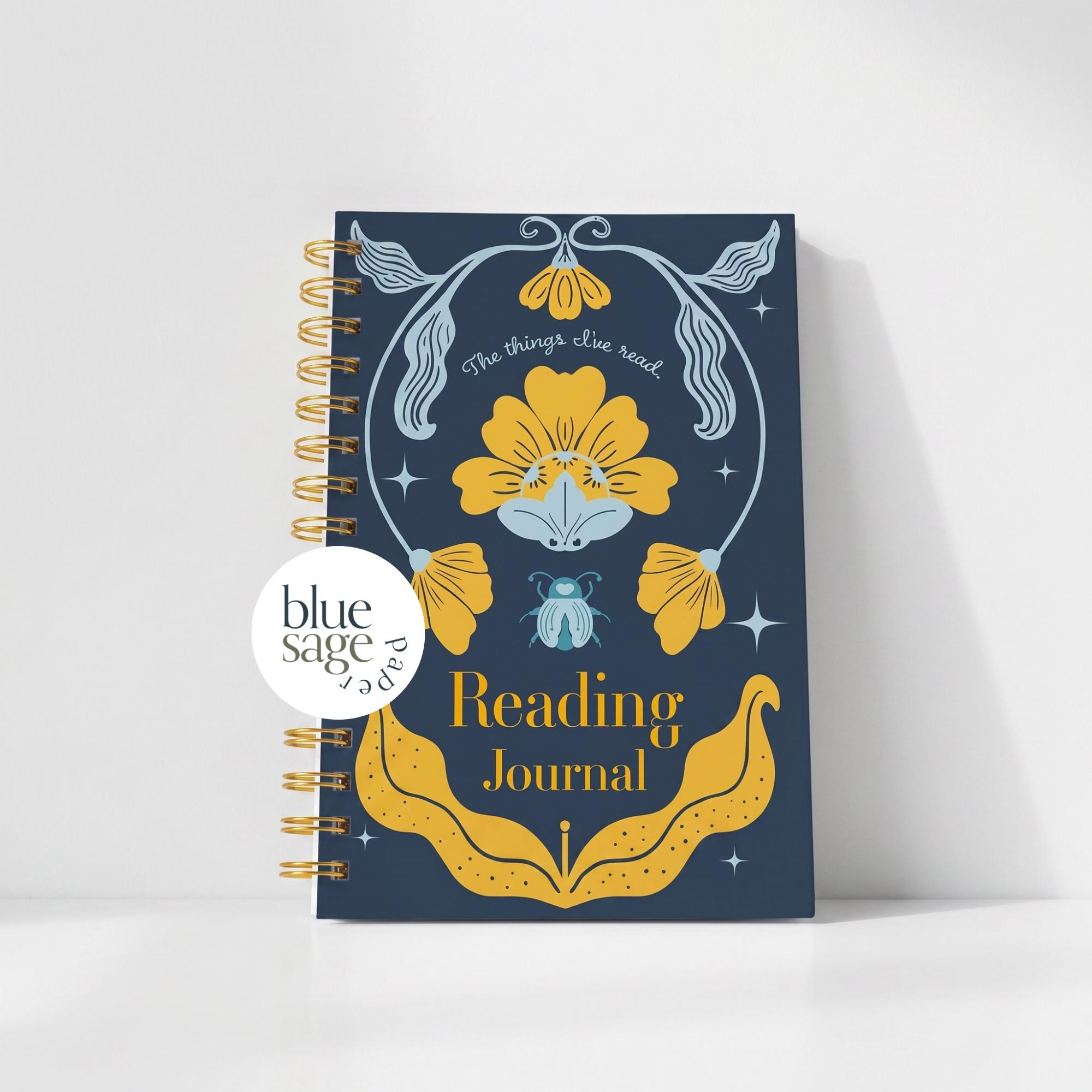 Reading Journal, Book Tracker with TBR, Wishlist & Reading Tracker, Spiral Journal Series Tracker